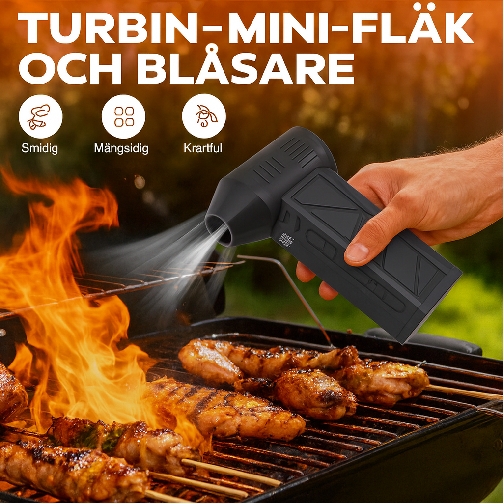 Turbo Mini-fläkt & Blåsare – kraftfull och kompakt