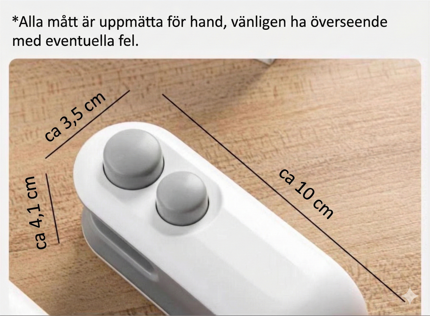 SealPro Mini Påsförslutare – Bärbar Förslutare för Matpåsar