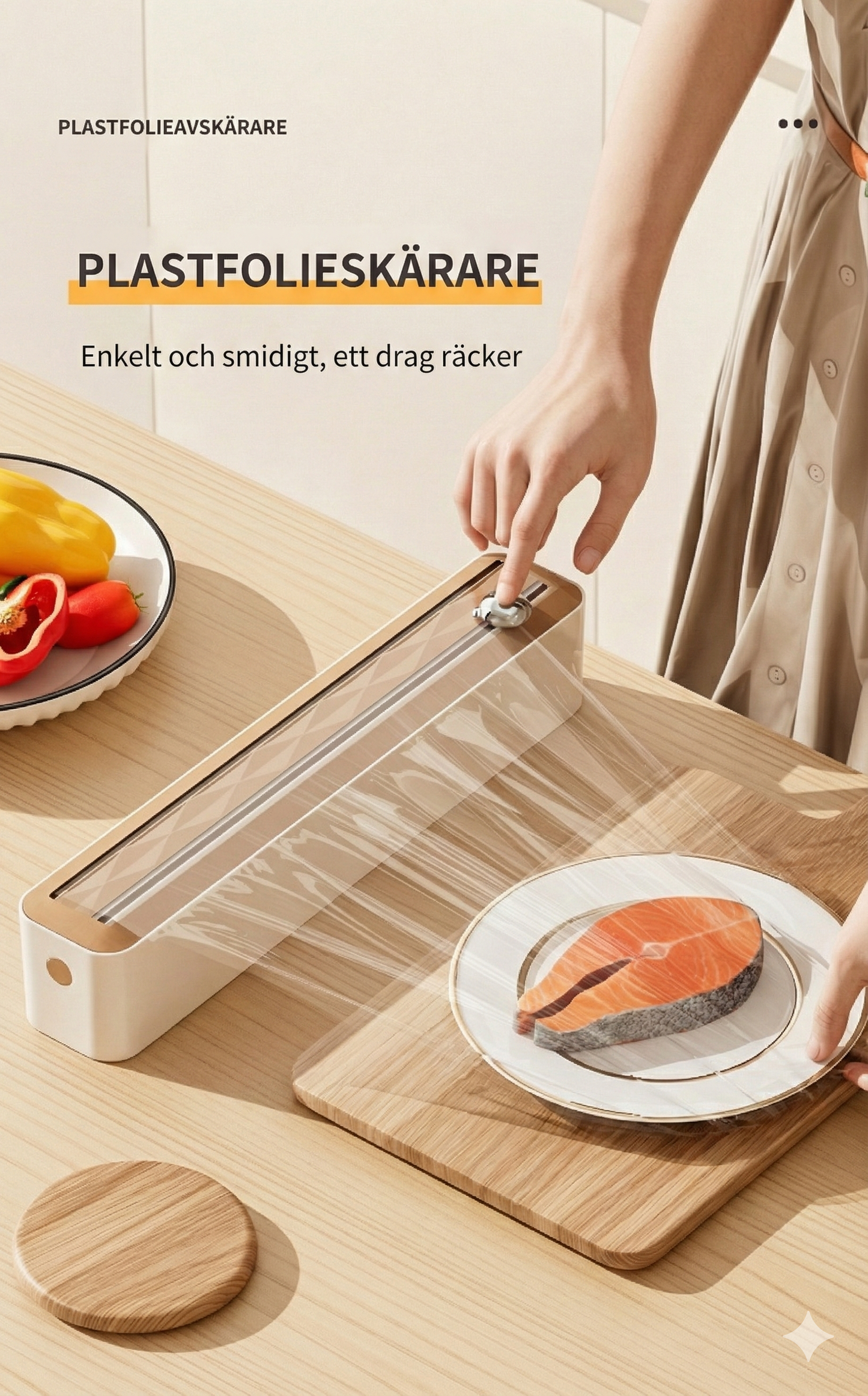 Folieskärare & Dispenser – För Plastfolie & Aluminiumfolie