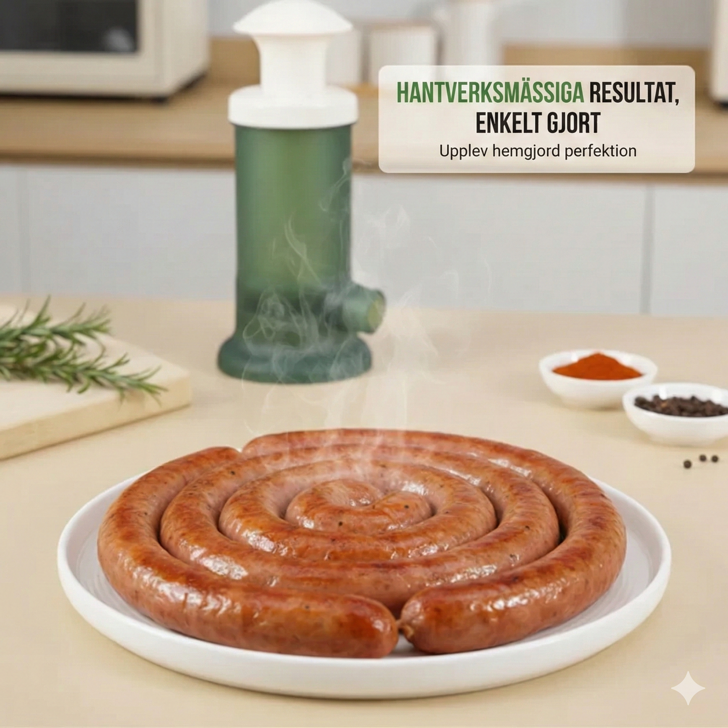 Manuell Korvstoppare för Hemmabruk