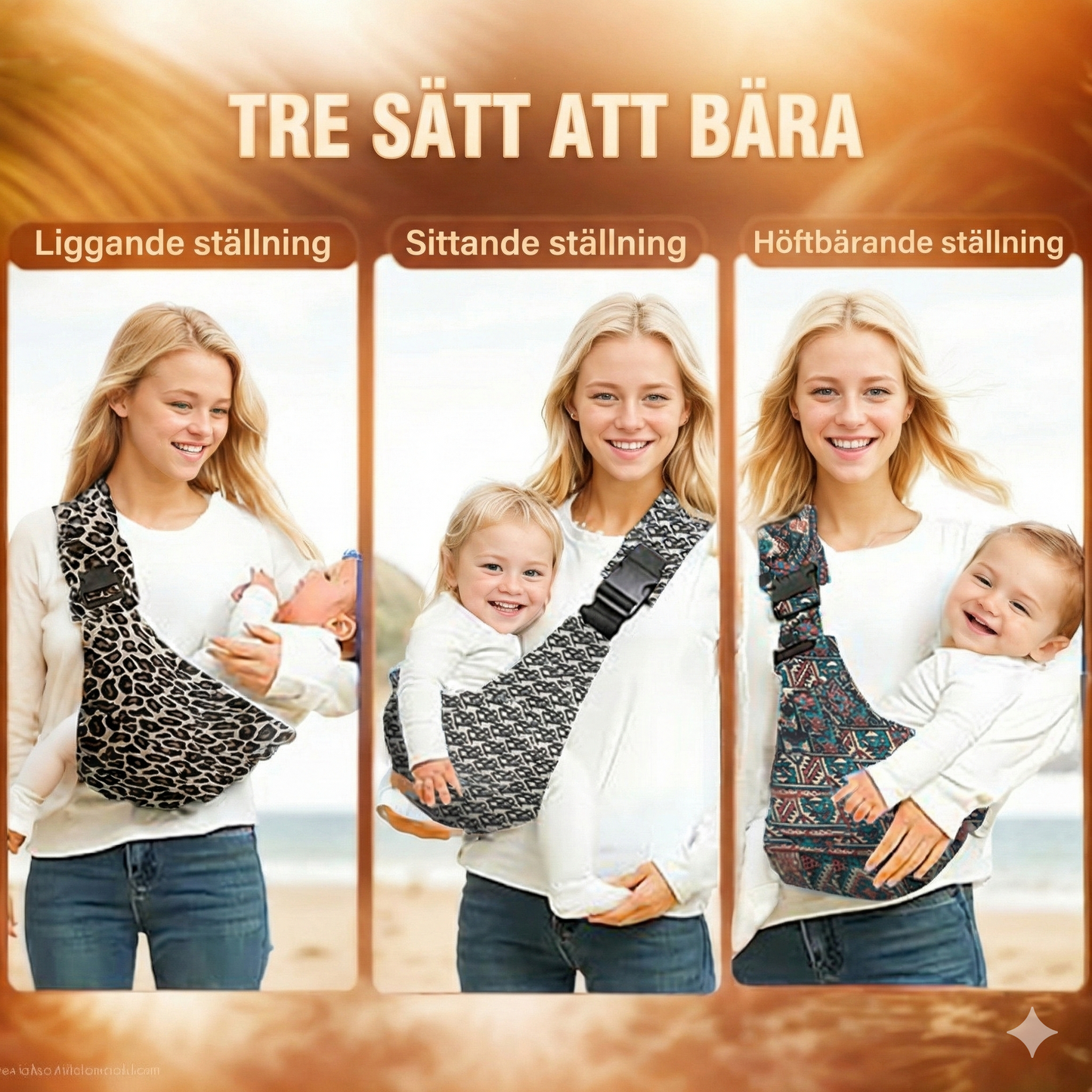 MiniBära™Ergonomisk Bärsele för Barn & Småbarn (6-36 mån)