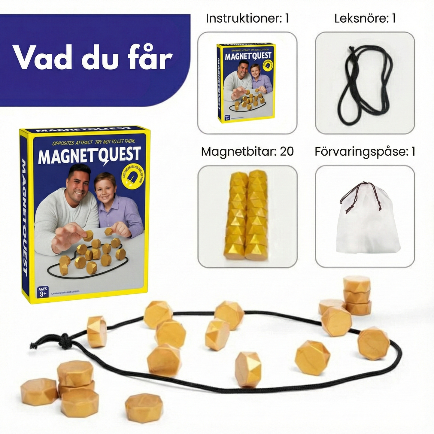 Magnetiskt sällskapsspel "Battle"