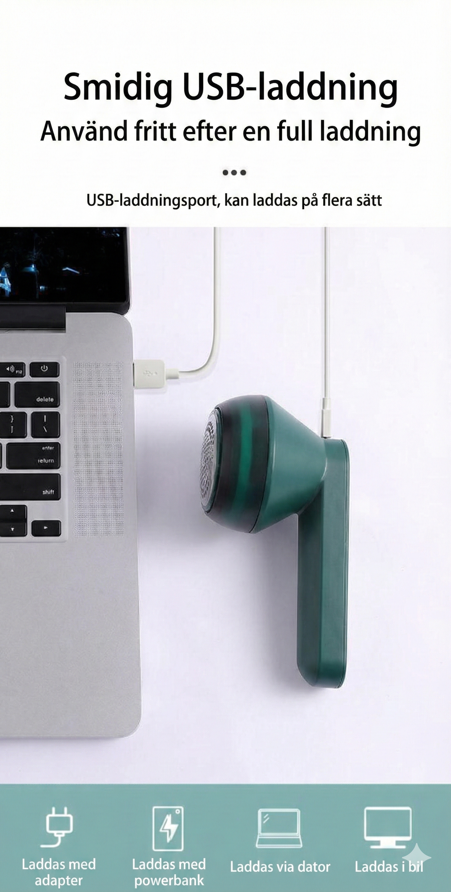 Uppgraderad Noppborttagare – Gör kläder som nya (+ 2 Extra Blad)