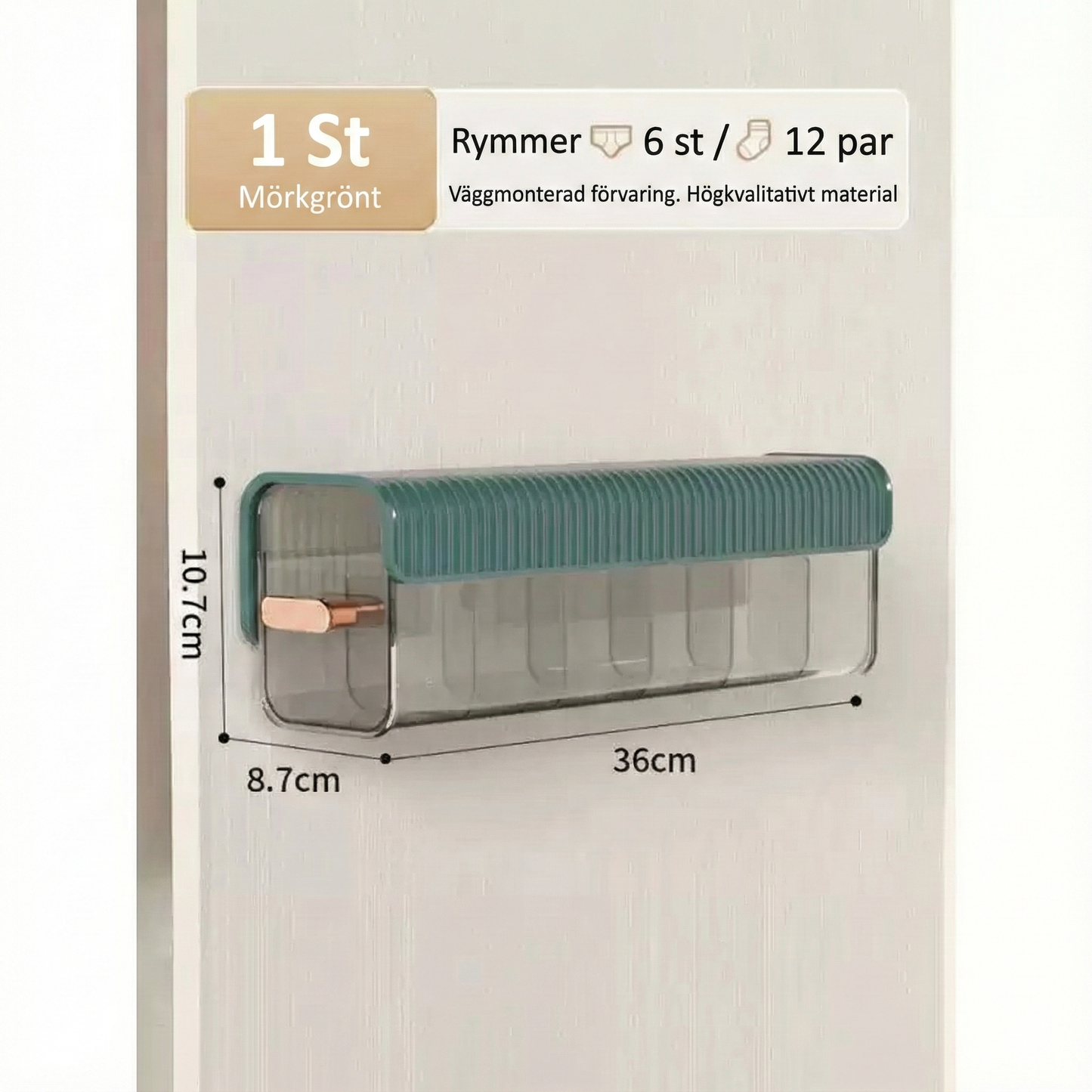 Förvaringslåda till Garderoben – Trosor, Strumpor, Slipsar & Accessoarer