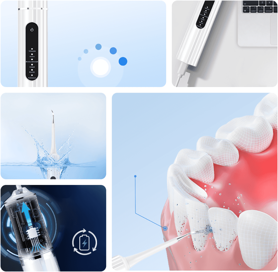 Ultraljuds vattenflosser – effektiv borttagning av plack och djuprengöring av tänderna