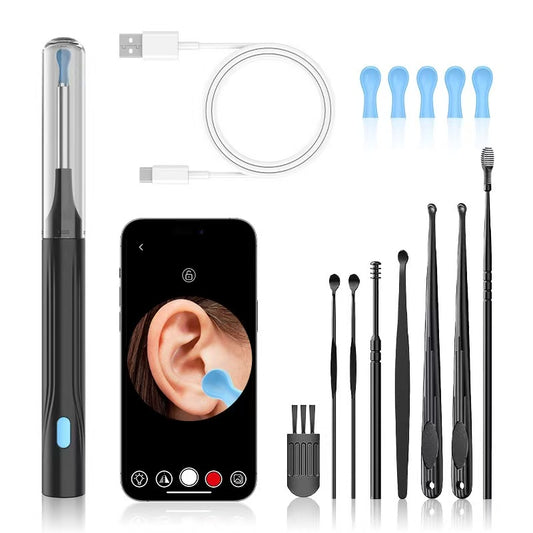 Öronpetare med LED-ljuskamera