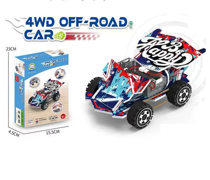 3D-pussel & Byggsats i Kartong – Kreativ Modell för Barn