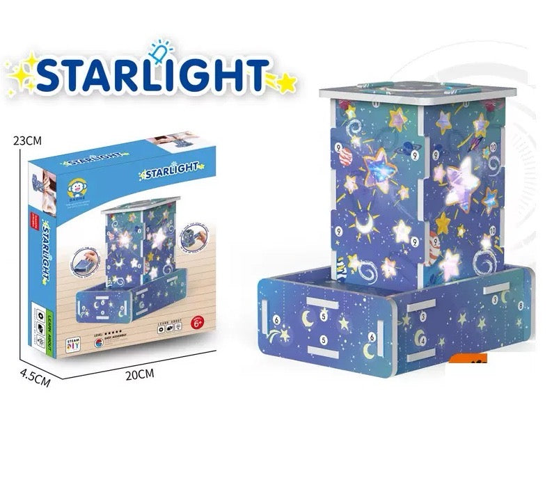 3D-pussel & Byggsats i Kartong – Kreativ Modell för Barn