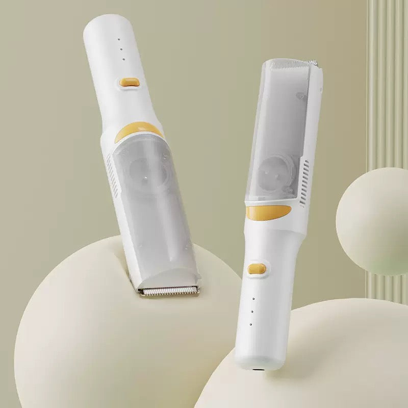 Hårklippare med vakuumfunktion – Suger upp håret automatiskt