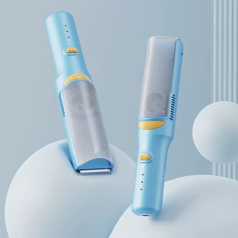 Hårklippare med vakuumfunktion – Suger upp håret automatiskt