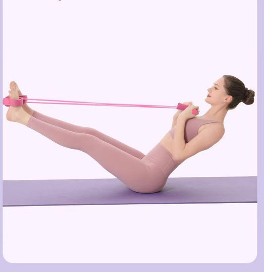 Träningsband med fotstöd – För sit-ups och helkroppsträning