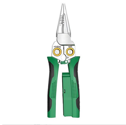 Allt-i-ett Elektrikertång (8 funktioner) – Skala, Klipp och Mät spänning