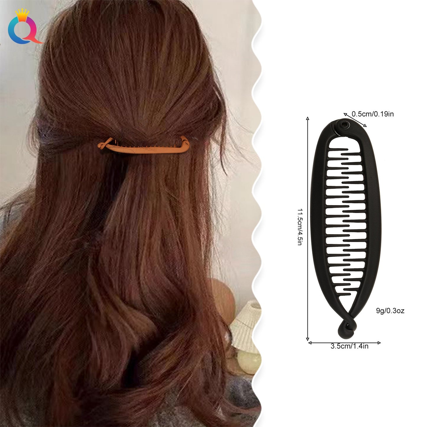 Snygg Hårklämma för "Lazy days" – Enkel och skonsam