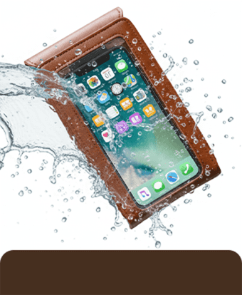 Trendig Axelremsväska för Mobil (Touchskärm) – Med Plats för Kort & Sedlar