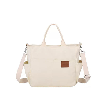 Stilren Shopper för Jobb & Vardag – Enfärgad Axelremsväska (Rymlig)