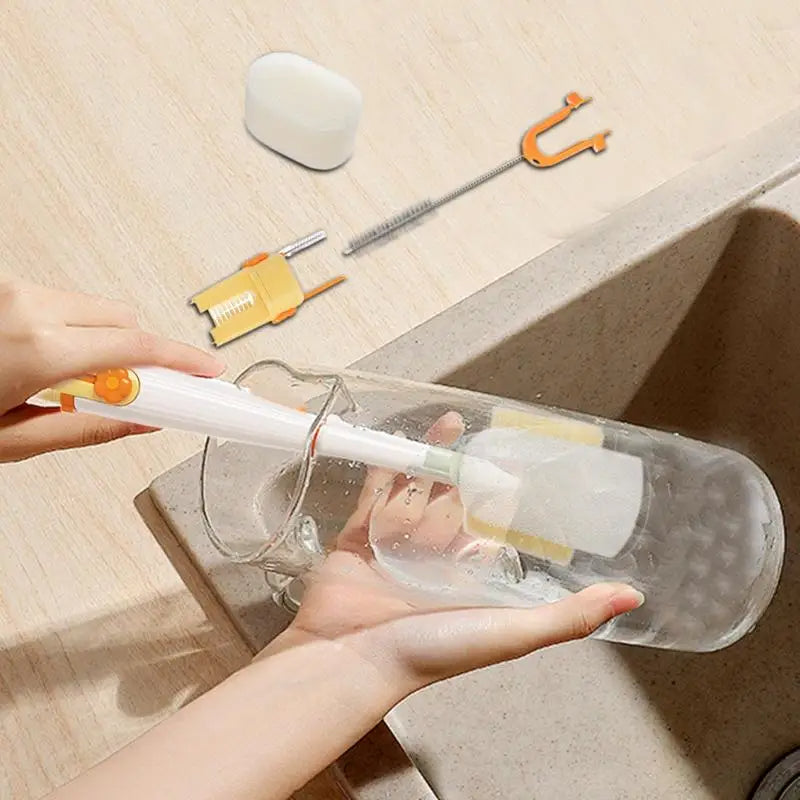 5-i-1 Rengöringskit för Flaskor – För Nappflaskor, Sportflaskor & Termosar- Köp 1 få 1 GRATIS