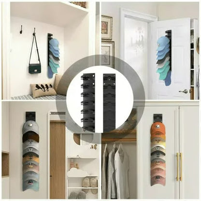 Kepsförvaring & Hatthängare – Smart Organisatör för 10 Kepsar