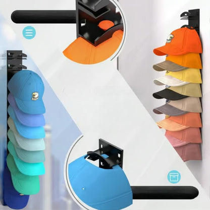 Kepsförvaring & Hatthängare – Smart Organisatör för 10 Kepsar