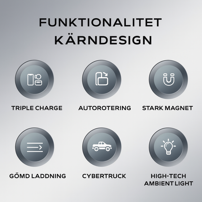 3-i-1 trådlös laddare – högteknologisk och snabb