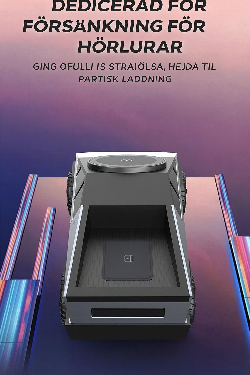 3-i-1 trådlös laddare – högteknologisk och snabb