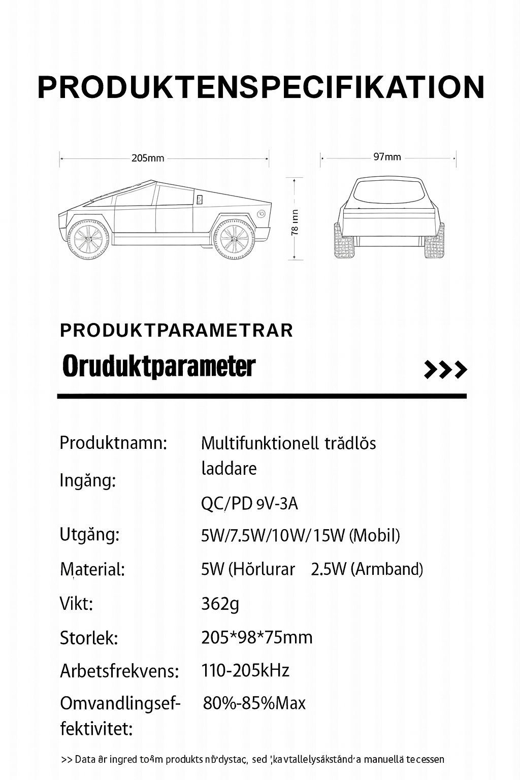 3-i-1 trådlös laddare – högteknologisk och snabb