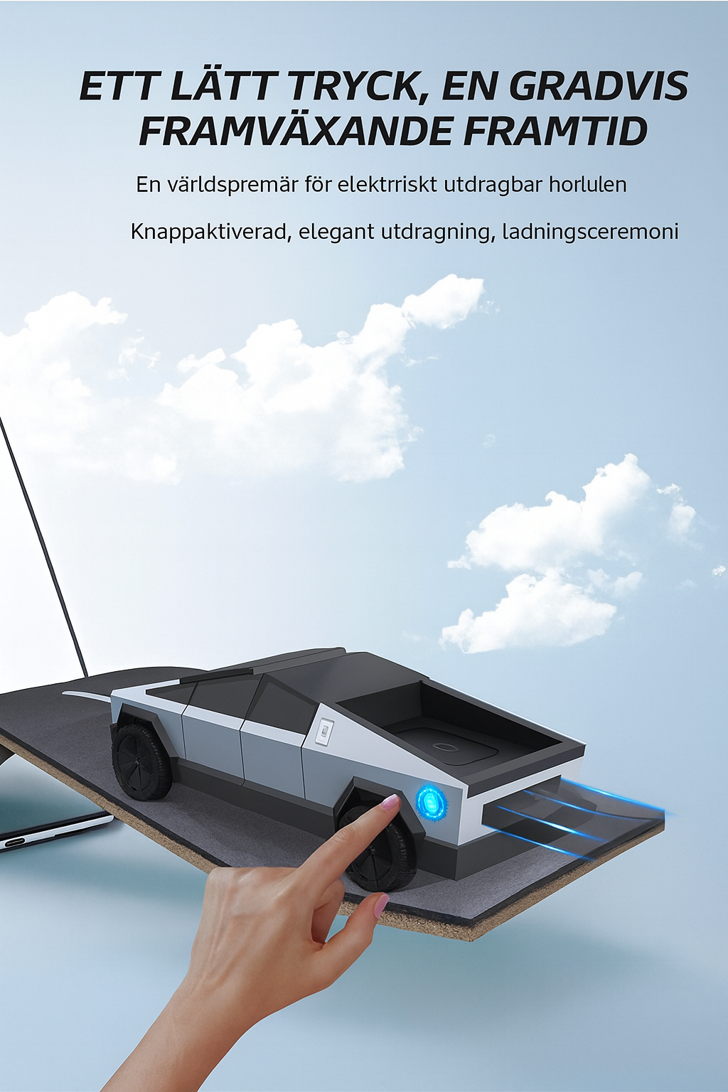 3-i-1 trådlös laddare – högteknologisk och snabb