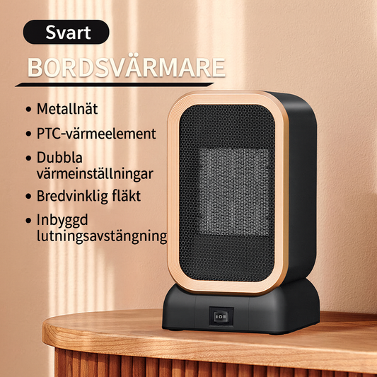 Snygg och praktisk skrivbordsvärmare