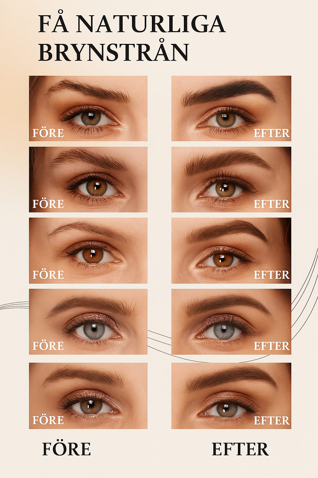 Förbättrad Naturlig Ögonbrynpenna