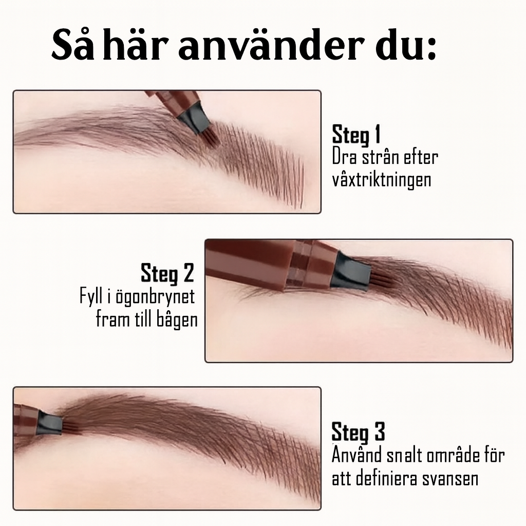 Förbättrad Naturlig Ögonbrynpenna