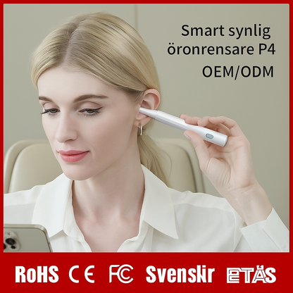 Öronpetare med LED-ljuskamera