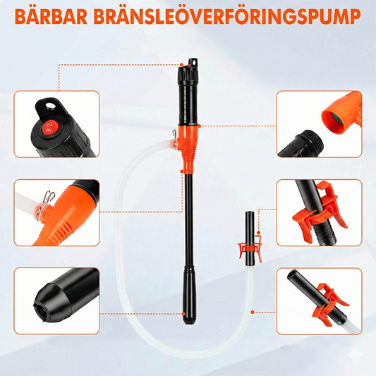 PumpPro Nordic™Bärbar Oljepump & Vätskepump