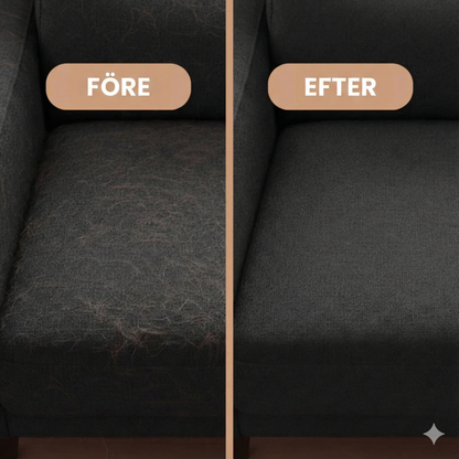 Elektrostatisk klädborste / Luddhandske