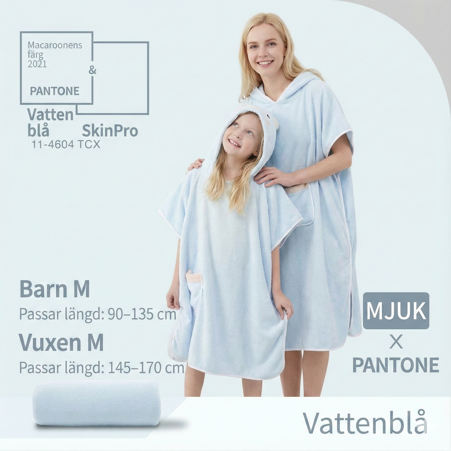 Supermjuk Badrock i Korallfleece – Varm & Gosig (Mor, Far & Barn)