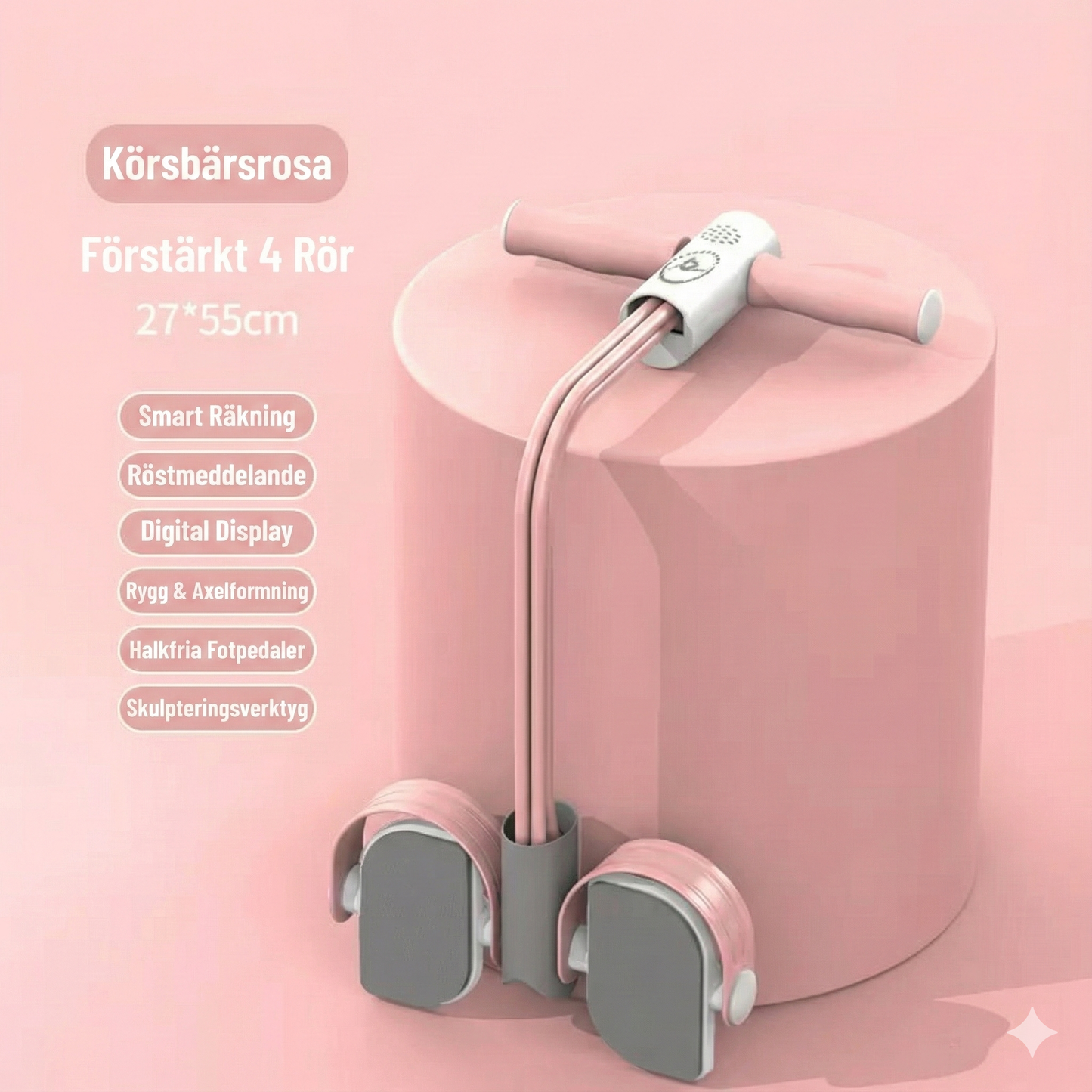 Träningsband med fotstöd – För sit-ups och helkroppsträning