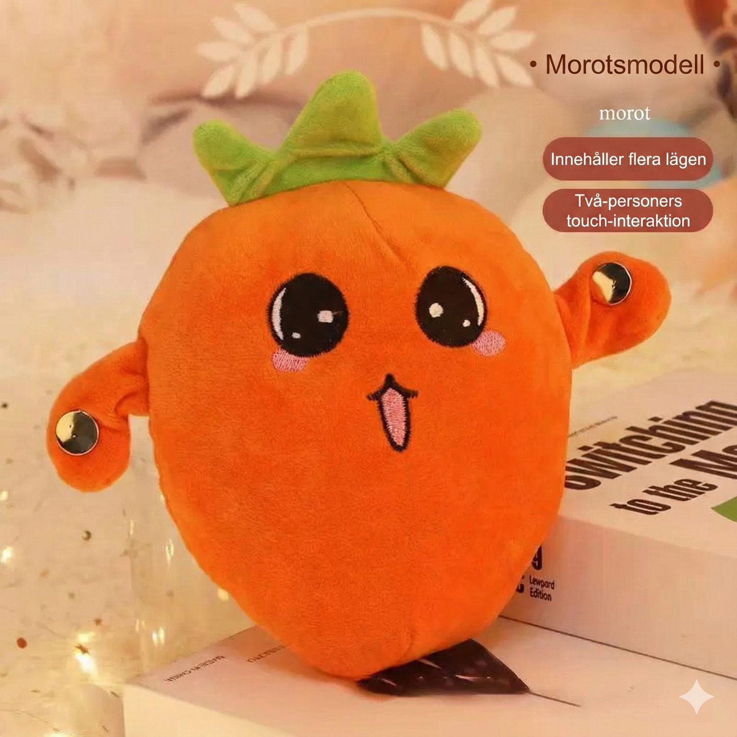 Interaktivt Gosedjur med Sensorer – Spela piano på varandras hud! (Batteridriven)