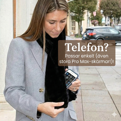 Resehalsduk med Dold Ficka – Stöldsäker Förvaring för Pass & Mobil