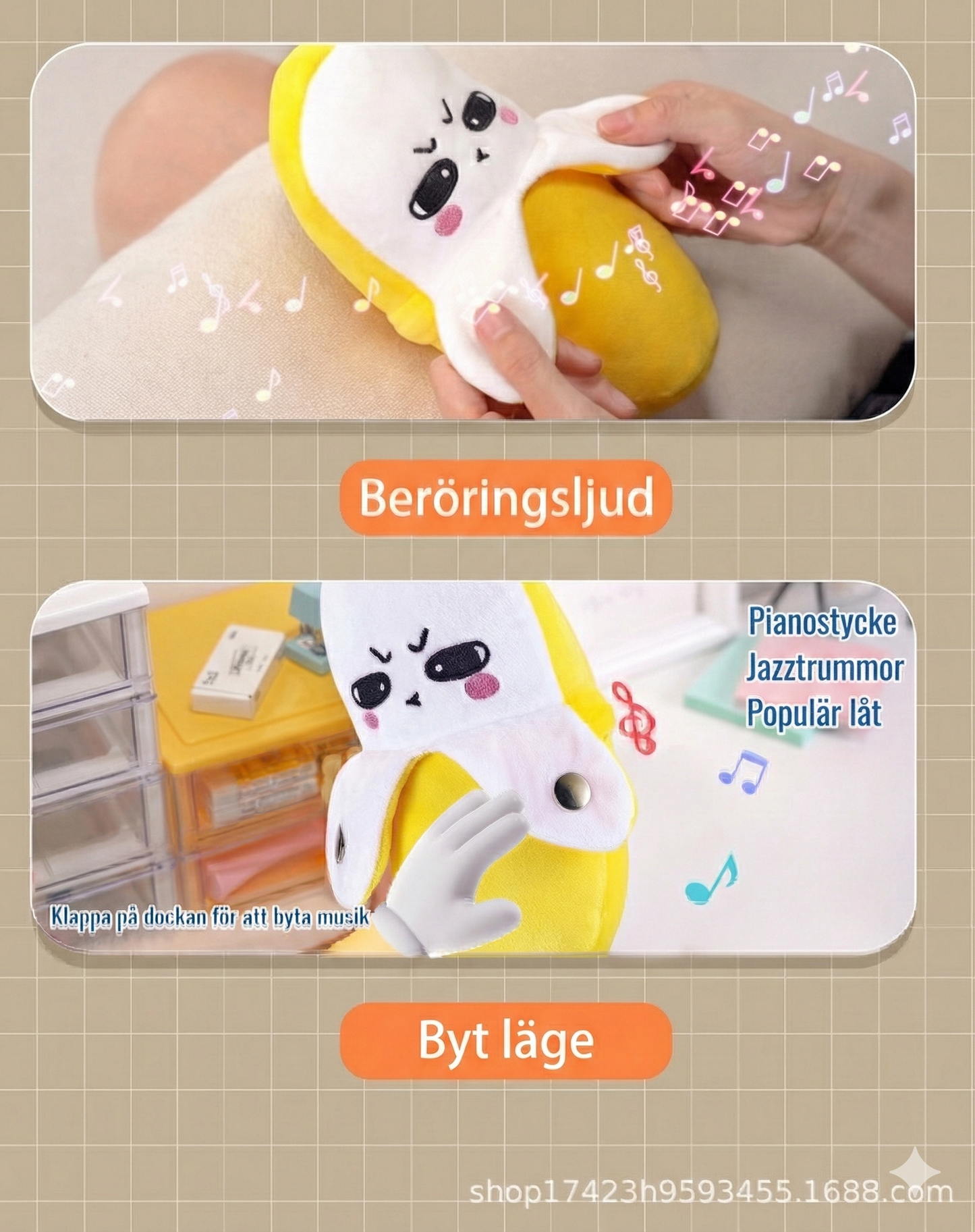 Interaktivt Gosedjur med Sensorer – Spela piano på varandras hud! (Batteridriven)