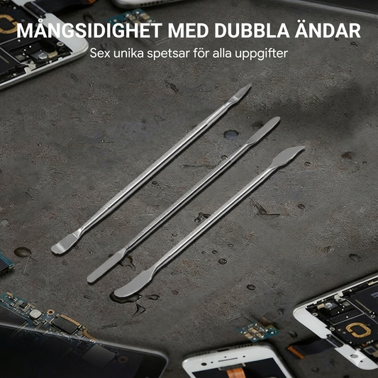 3-i-1 verktygssats för öppning av elektronik och bändjärn