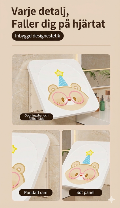 Dold Förvaring Bakom Tavla – Vattentätt Väggskåp för Badrum