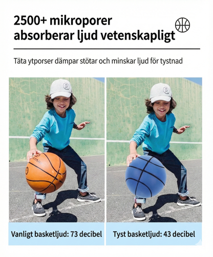 Silent Basketball – Tyst Basketboll för Inomhusbruk (Ljudlös)