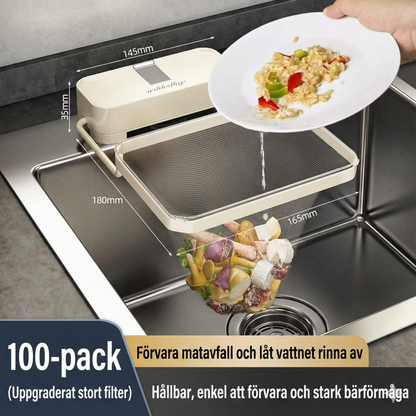 Finmaskigt Filternät för Diskho – Förhindrar Stopp i Avloppet