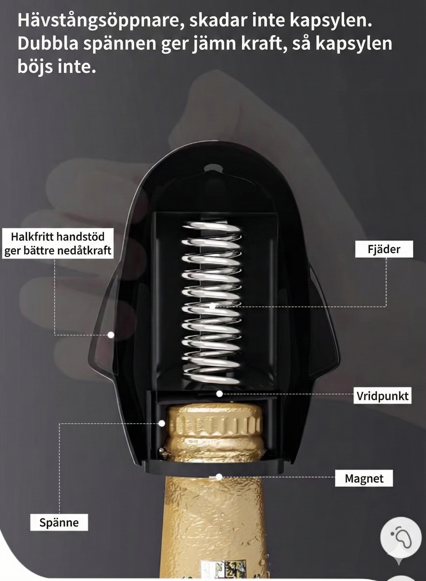 Rolig Flasköppnare "Cartoon" – Perfekt liten present eller till festen