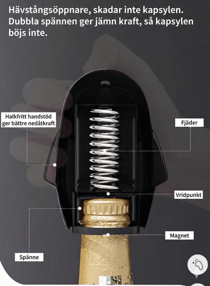 Rolig Flasköppnare "Cartoon" – Perfekt liten present eller till festen
