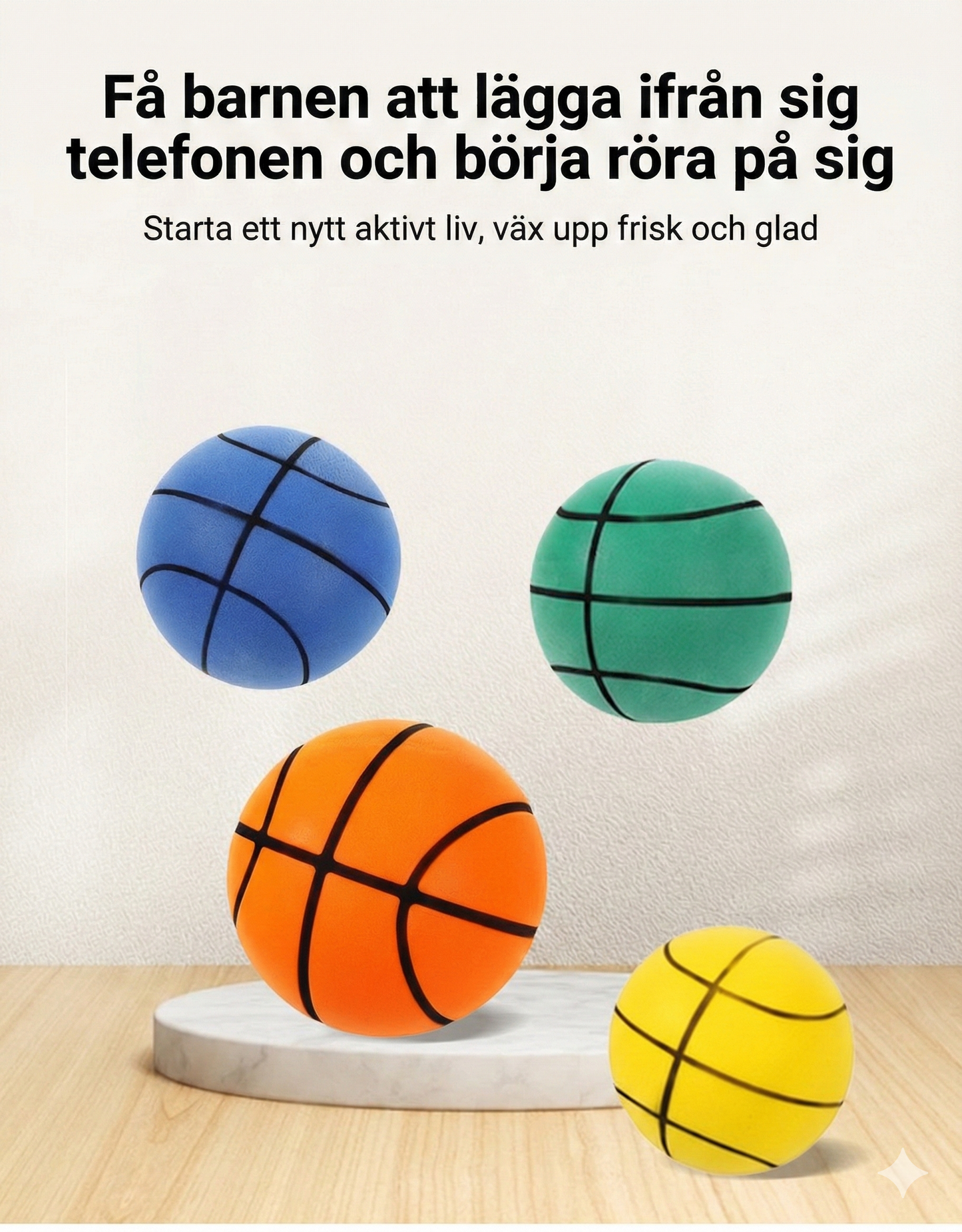 Silent Basketball – Tyst Basketboll för Inomhusbruk (Ljudlös)