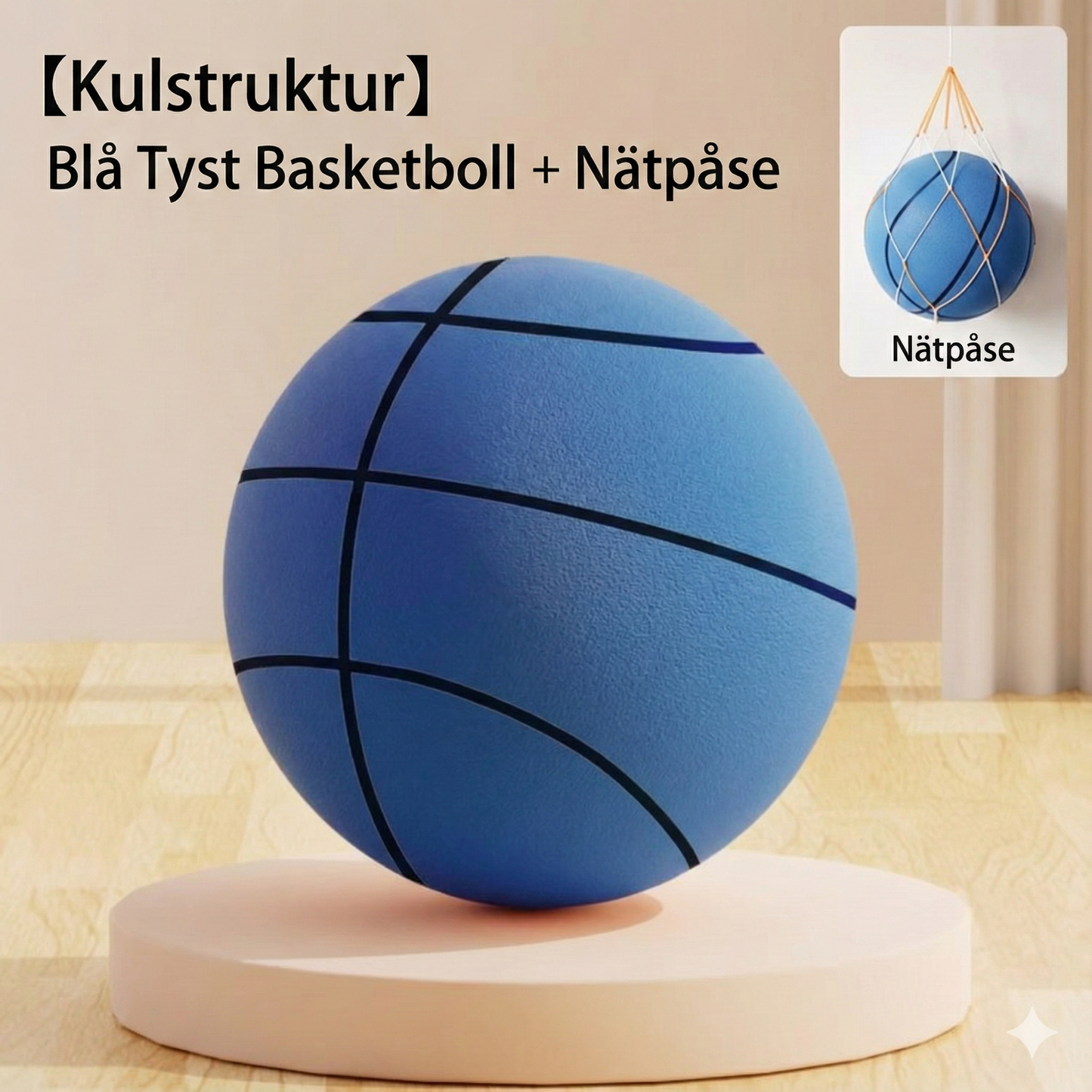 Silent Basketball – Tyst Basketboll för Inomhusbruk (Ljudlös)