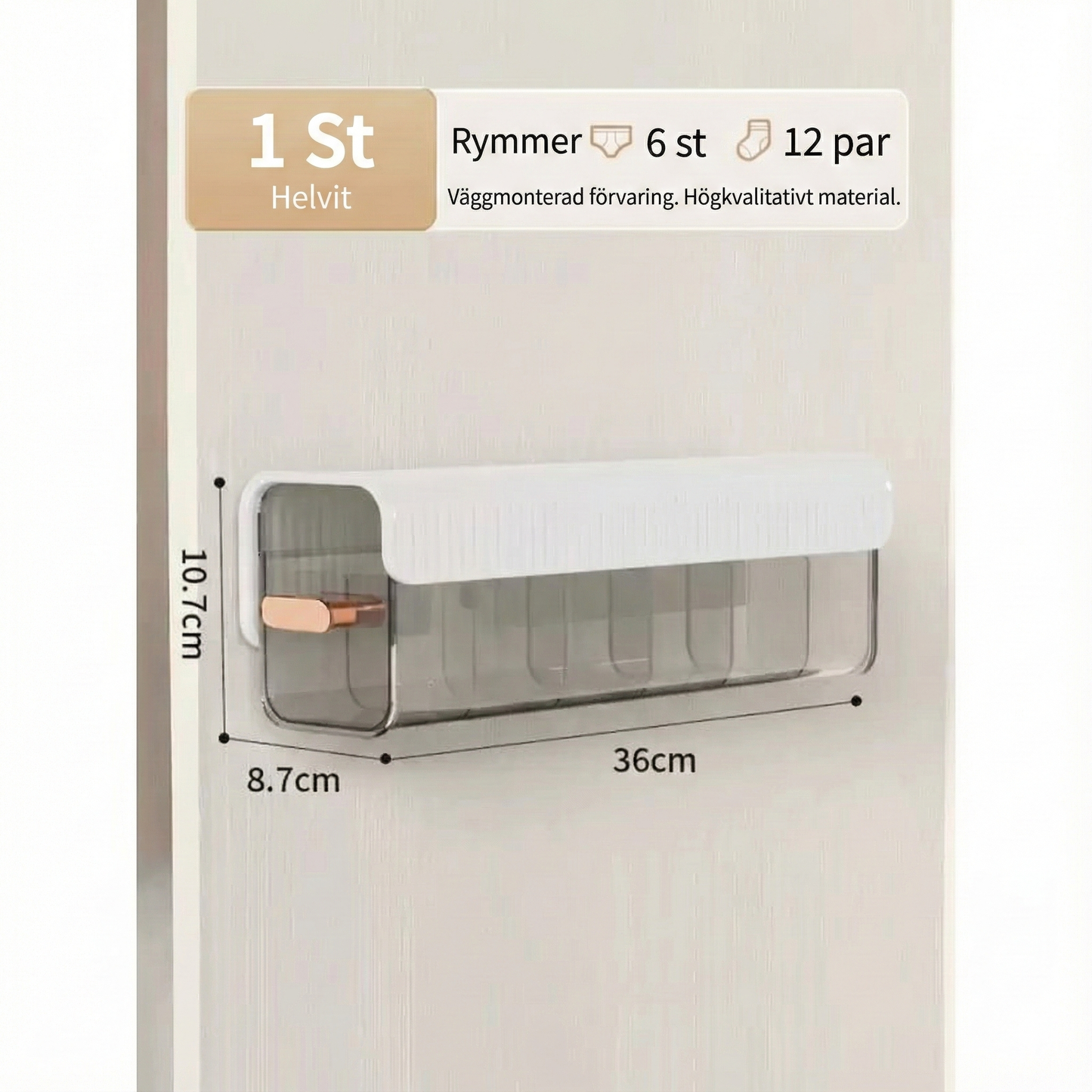 Förvaringslåda till Garderoben – Trosor, Strumpor, Slipsar & Accessoarer