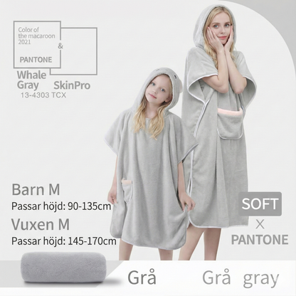 Supermjuk Badrock i Korallfleece – Varm & Gosig (Mor, Far & Barn)