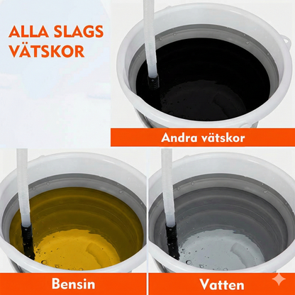 PumpPro Nordic™Bärbar Oljepump & Vätskepump