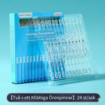 Öronstickor med Klibbig Gel – Skonsam rengöring av öronvax