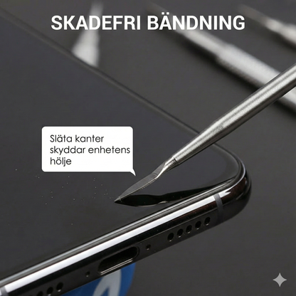 3-i-1 verktygssats för öppning av elektronik och bändjärn